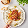 Whipped Ricotta mit knuspriger Mortadella - GUSTO